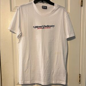New without tags Diesel White Tee with Graphic Logo